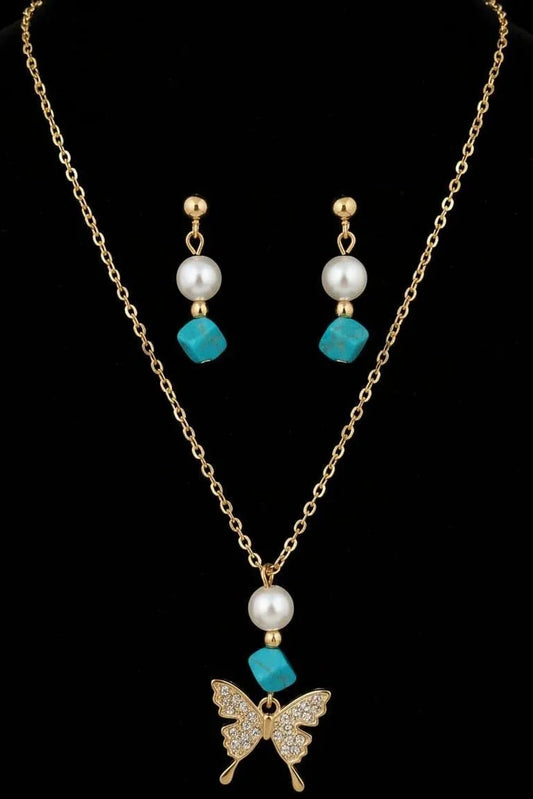 Butterfly Necklace set