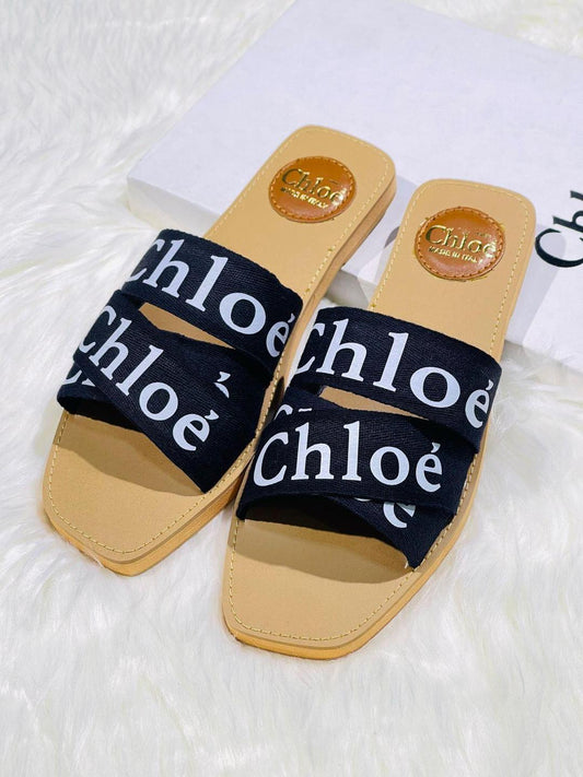 Classic Women's Black Fabric Semi-Formal Flats